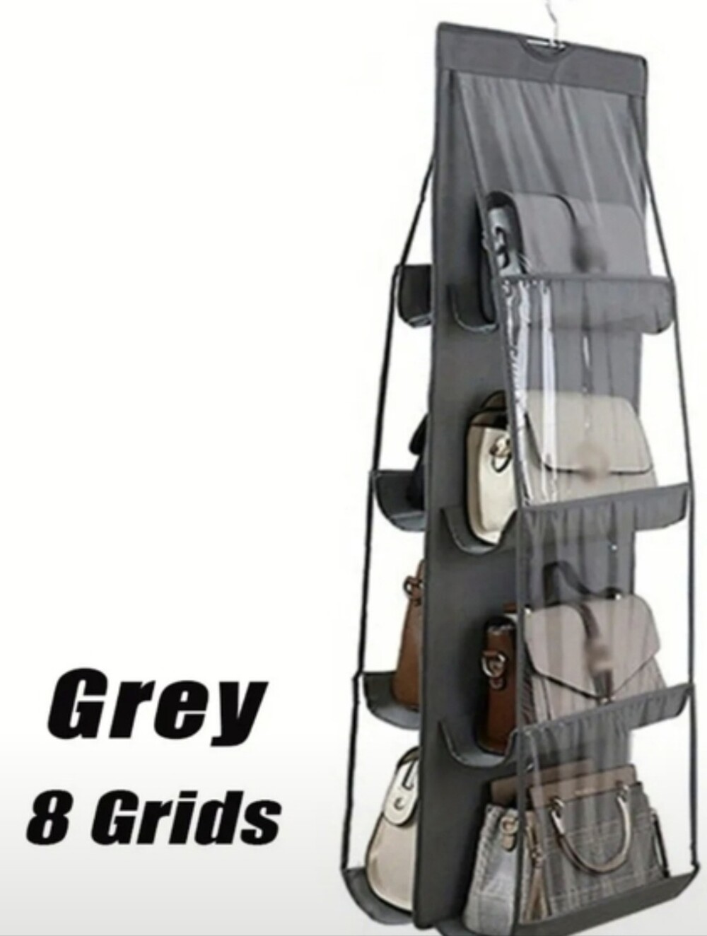 Bag Organizer 8 Grids Grey Color